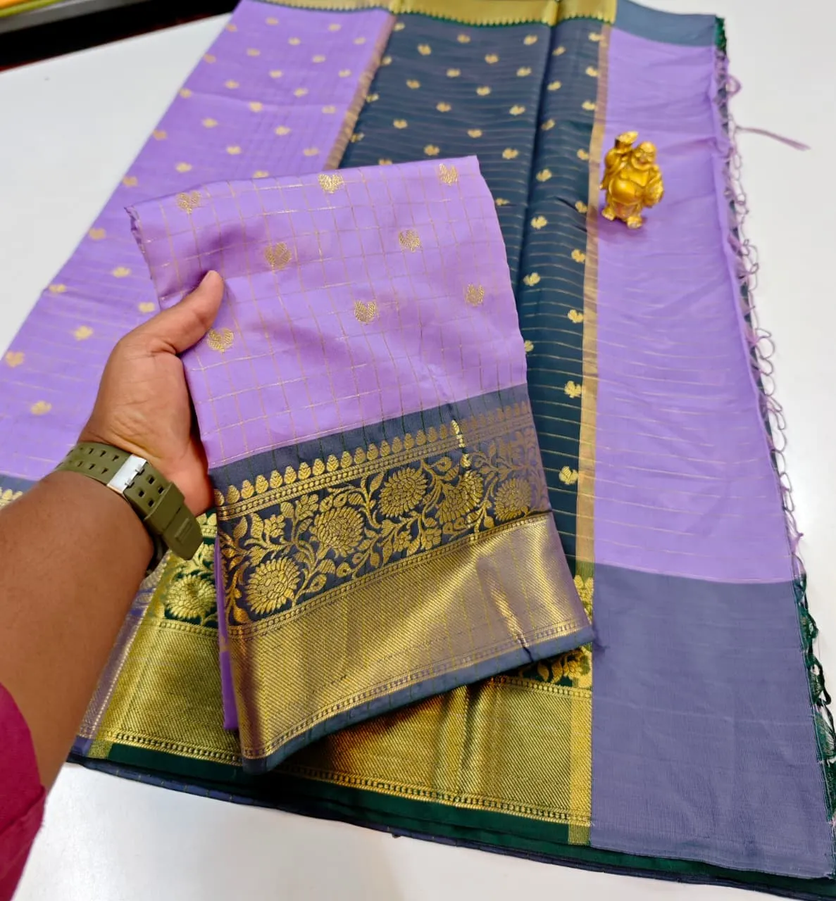 Party wear semi  kanchivaram katan soft silk Sarees